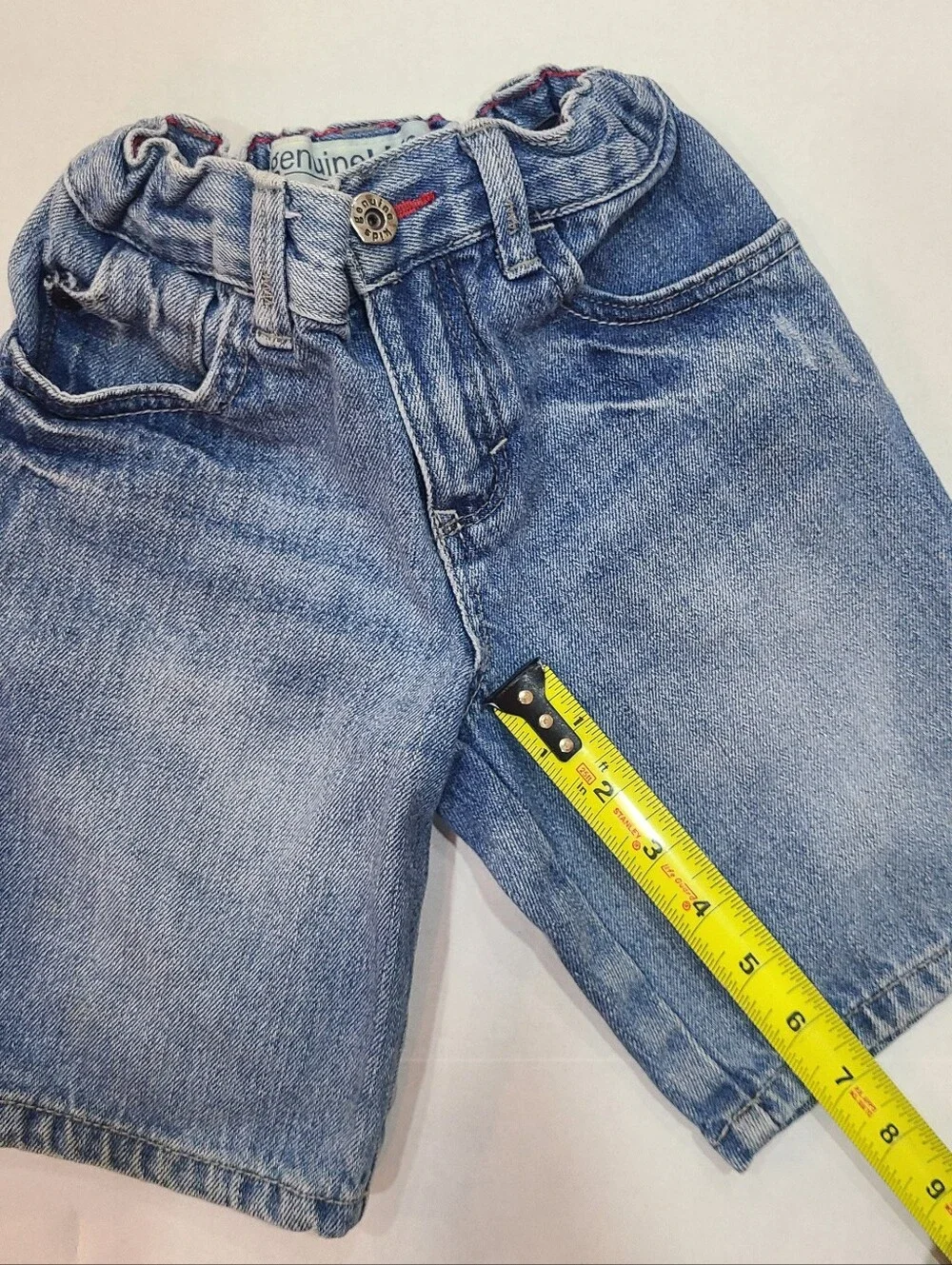 VTG Y2K Oshkosh Toddler Shorts Blocky Size 4T Genuine Kids 1990s Jean Shorts.